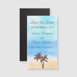 Die Hochzeitskollektion des Strandbades Magnetkarte