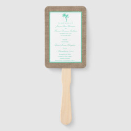 Die Hochzeitskollektion des tropischen Palmen Tree Fächer