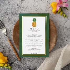 Die Hochzeitskollektion für Ananas im Tropen Folieneinladung