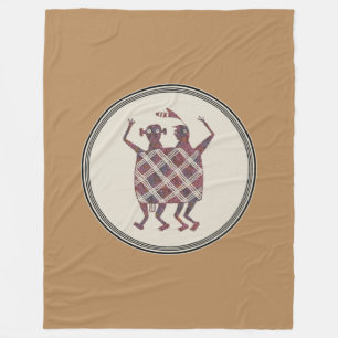 Die Hochzeitsleder, die Keramik der Mimbres Fleecedecke