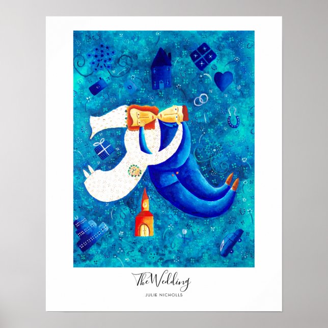 Die Hochzeitsmalerei Poster (Vorne)