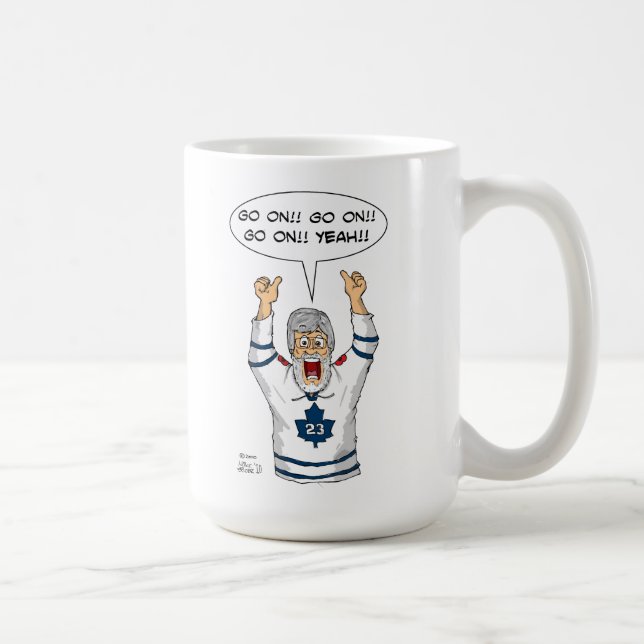 Die Hockey-Fan-Vater-Art Tasse (Rechts)
