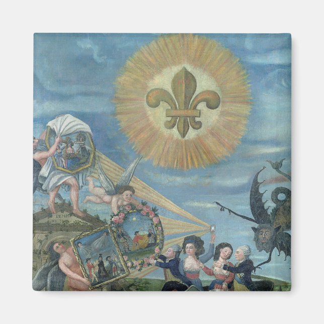 Die Hoffnung auf Glück, die der Nation gewidmet is Magnet (Vorne)