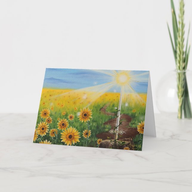 Die Hoffnung führt meinen Weg Karte (Vorderseite)