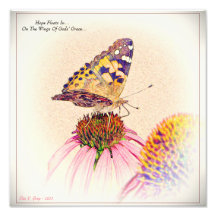 Die Hoffnung schweben.. Inspiration Art Print