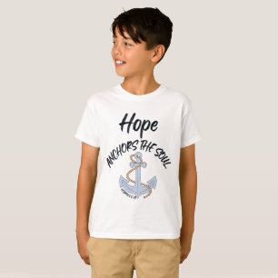 Die Hoffnung verkündet die Bibel-Zitat-Boys des So T-Shirt