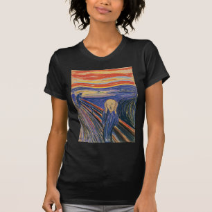 Die hohe Qualität des Schrei-(Pastell 1895) T-Shirt