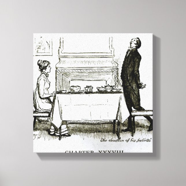 Die Höhe seiner Gefühle Leinwanddruck (Vorderseite)