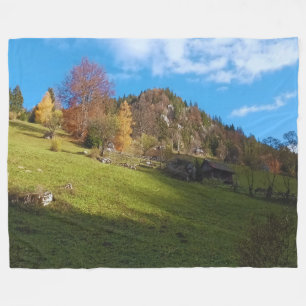 Die hohe Wiese - Wilde Natur Rumänien Fleecedecke