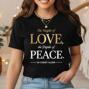 Die Höhen der Liebe, die Tiefen des Friedens  Tri-Blend Shirt
