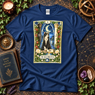 Die Hohepriesterin Cat Tarot - Innere Weisheit T-Shirt