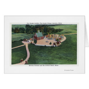 Die Höhle Danske Landsby (dänisches Dorf)