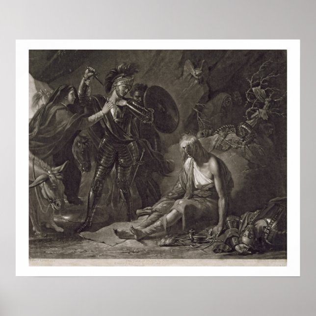 Die Höhle der Verzweiflung, von Spenser, durch Val Poster (Vorne)