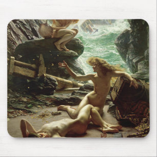 Die Höhle des Sturms Nymphs, 1903 (Öl auf Mousepad