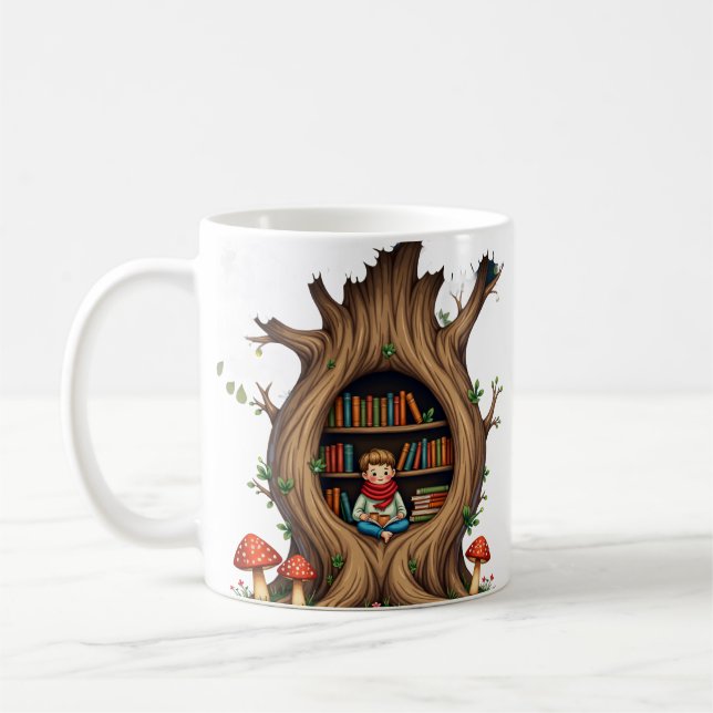 Die Höhlenbaum-Ecke Kaffeetasse (Links)