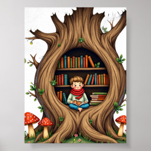 Die Höhlenbaum-Ecke Poster