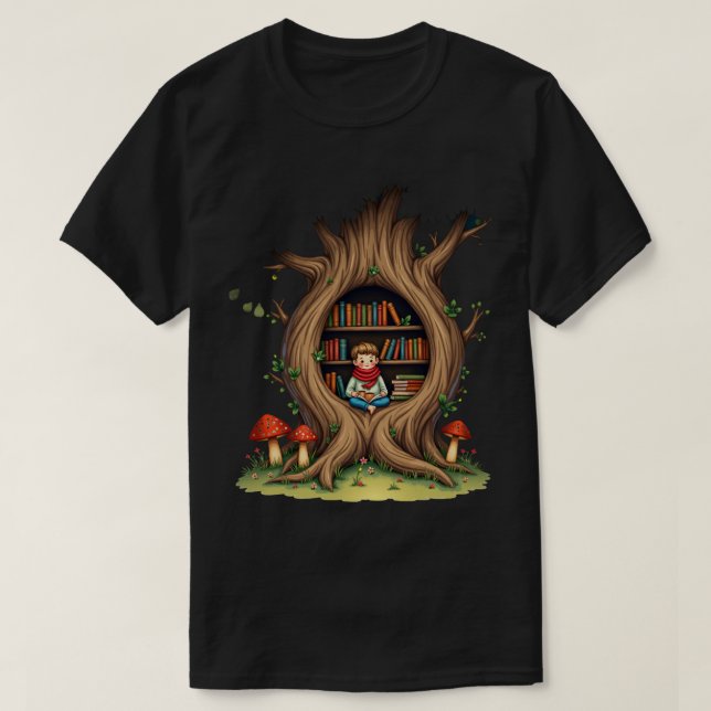 Die Höhlenbaum-Ecke T-Shirt (Design vorne)
