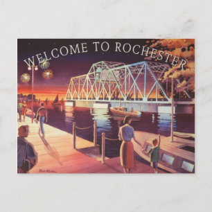 Die Hojack Swing Bridge Postcard Postkarte
