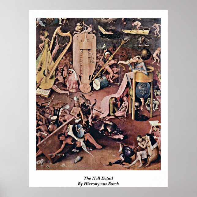 Die Hölle von Hieronymus Bosch Poster (Vorne)