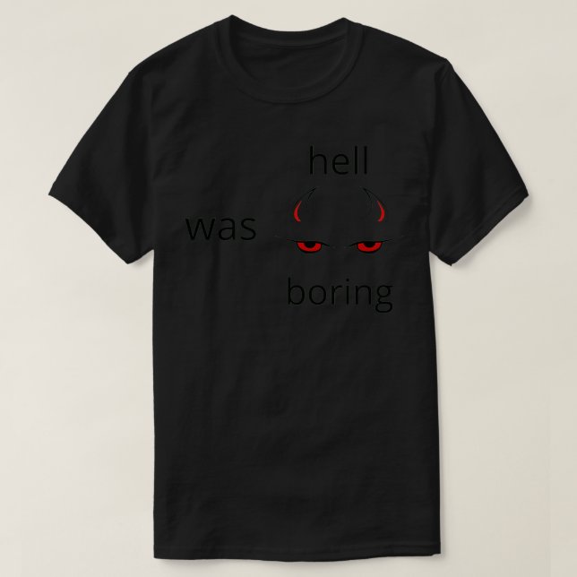 Die Hölle war ein lustiger devilclassic Teufel T-Shirt (Design vorne)