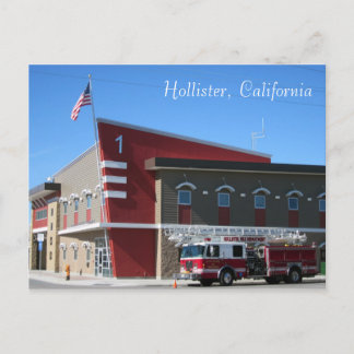 Die Hollister-Feuerwehr Postkarte