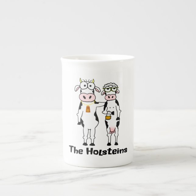 Die Holsteiner Rinder Prozellantasse (Vorderseite)