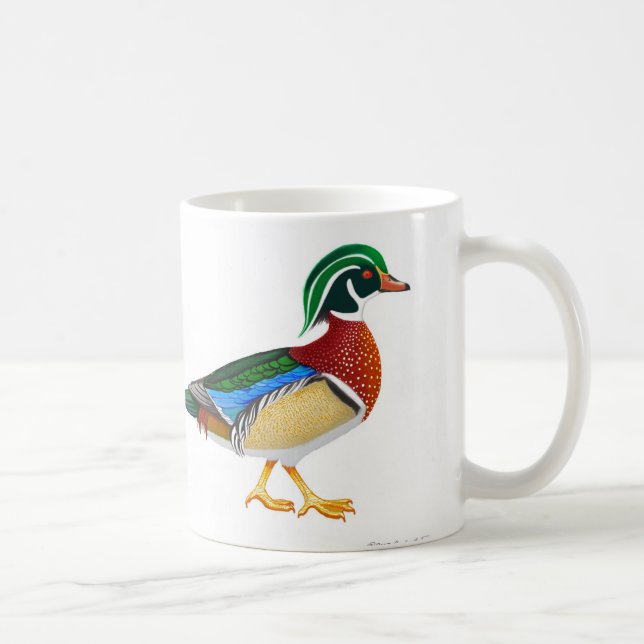 Die hölzerne Enten-Tasse Tasse (Rechts)