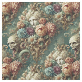 Die hölzerne Motorkade - gotische klassische Flies Stoff