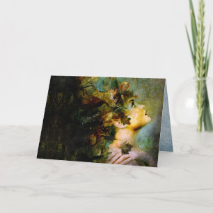 die Holznymphe Karte