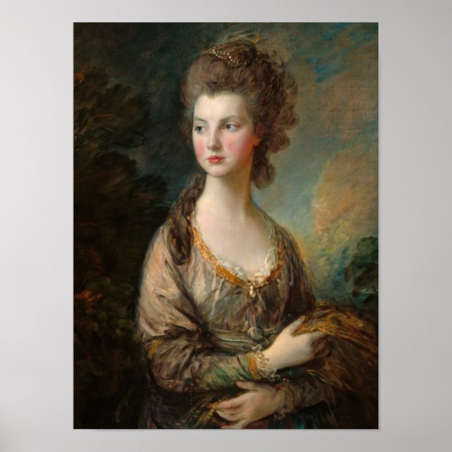 Die Hone. Frau Thomas Graham, 1775-1777 Poster (Vorne)