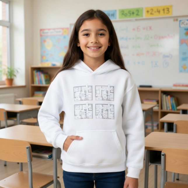 Die Hoodie von Future Architect Blueprint Kid (Von Creator hochgeladen)