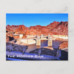 Die Hoover-Damm-Postkarte Postkarte