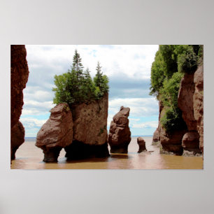 Die Hopewell Rocks Kanada Poster