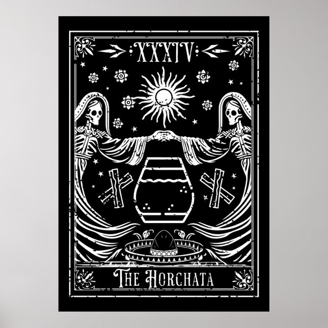 Die Horchata-Tarot-Karte Poster (Vorne)