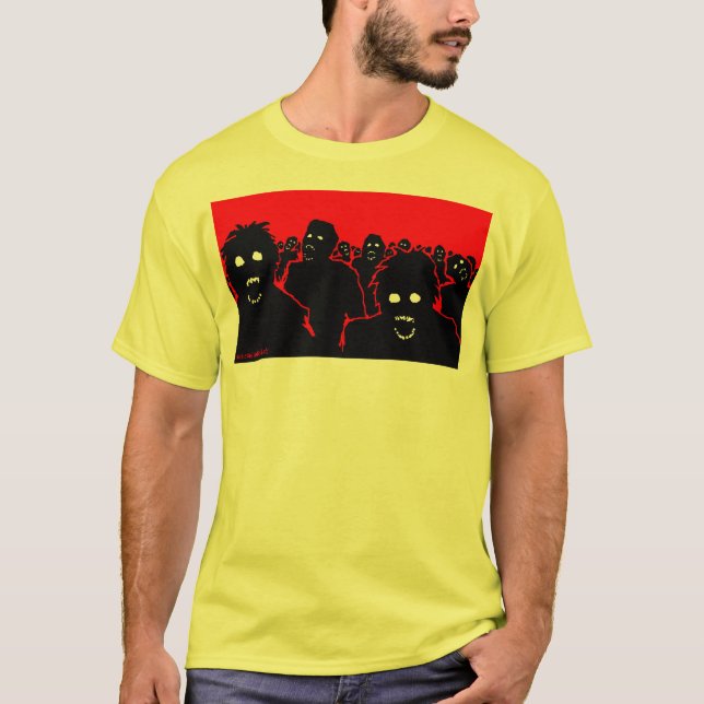 "Die Horden-" Zombie-Shirt T-Shirt (Vorderseite)