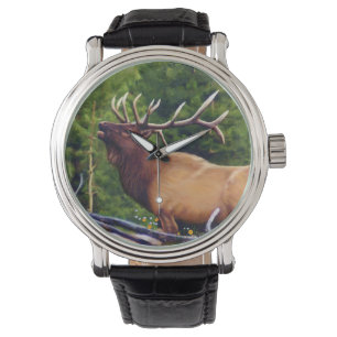 Die Hornist-Elche Stier Armbanduhr