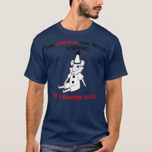Die Horror beenden niemals die handgezogene Niedli T-Shirt