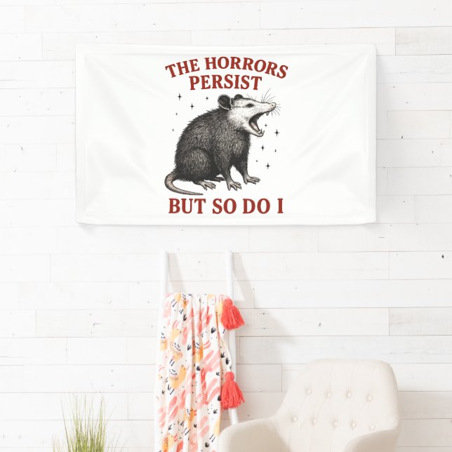 Die Horror bestehen fort, aber ich auch Banner (Insitu)