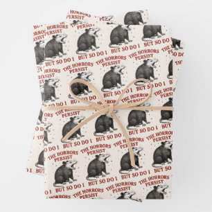 Die Horror bestehen fort, aber ich auch Geschenkpapier Set