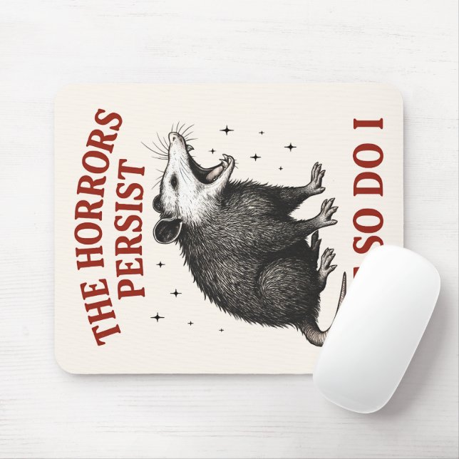Die Horror bestehen fort, aber ich auch Mousepad (Mit Mouse)