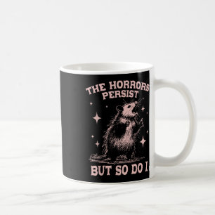Die Horror bleiben, aber so fliegt ich lustig wüte Kaffeetasse
