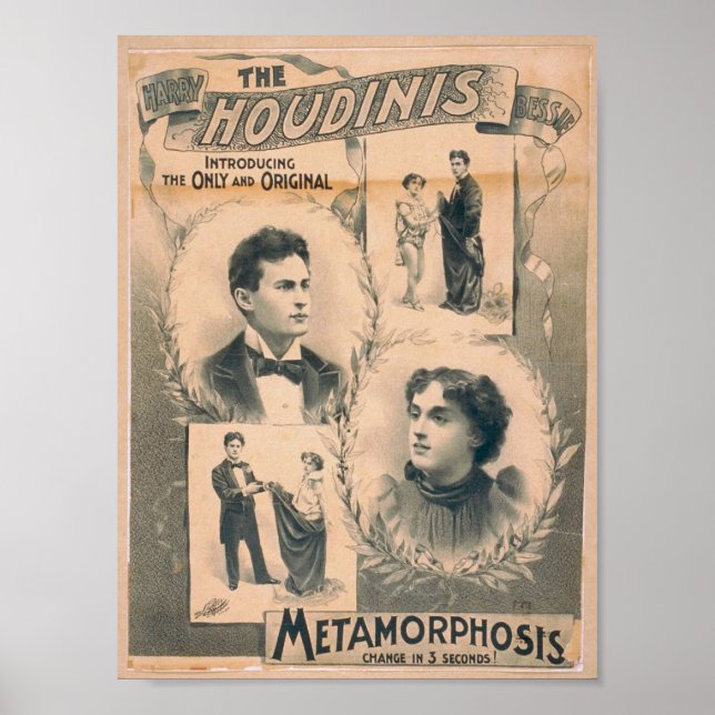 Die Houdinis, 'Verwandlung der Metamorphose in 3 S Poster (Vorne)