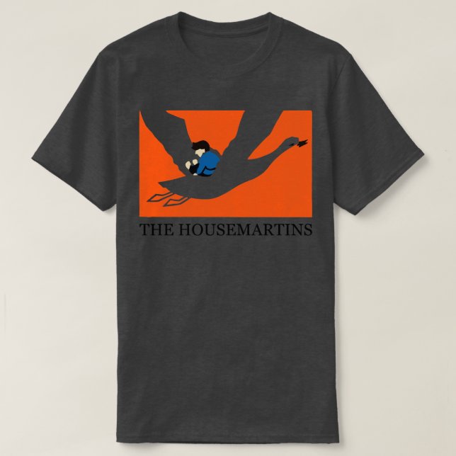Die Housemartins 80er gestylte ästhetische Gestalt T-Shirt (Design vorne)