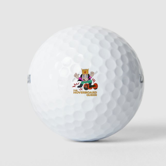 Die Hoverboard-Königin Golfball (Vorderseite)