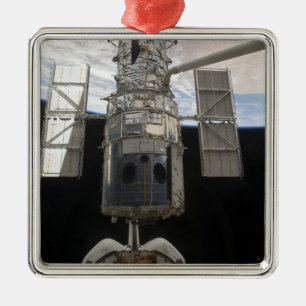 Die Hubble Weltraumteleskop-Raumfähre Atlant Silbernes Ornament