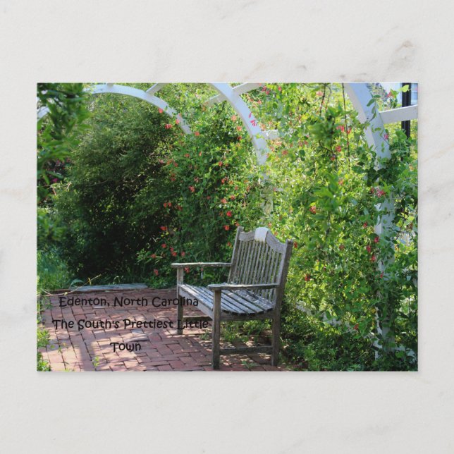 Die Hübsche Kleinstadt im Süden Postkarte (Vorderseite)