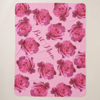 Die hübsche Rosenblüte der Mutter am Tag Spaß Sherpadecke