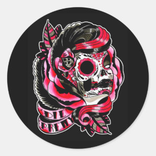 Die hübsches runder aufkleber