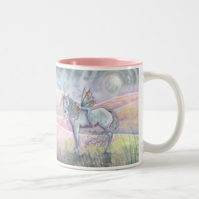Die Hügel des Zauberes Fairy Einhorn Tasse (Rechts)