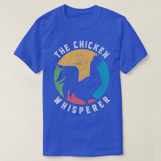 Die Hühnerflüster-Bauer-Hühnerfarmen T-Shirt (Design vorne)